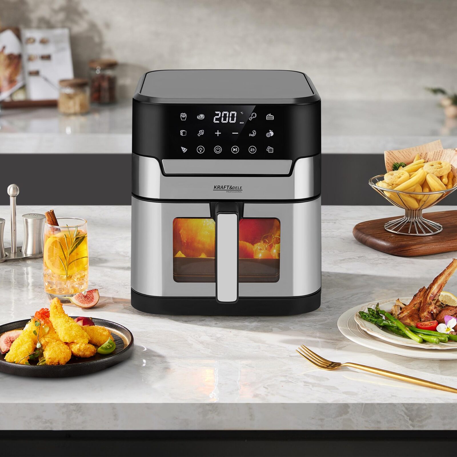 RASVAVABA FRITÜÜR 8L AIRFRYER KD4109