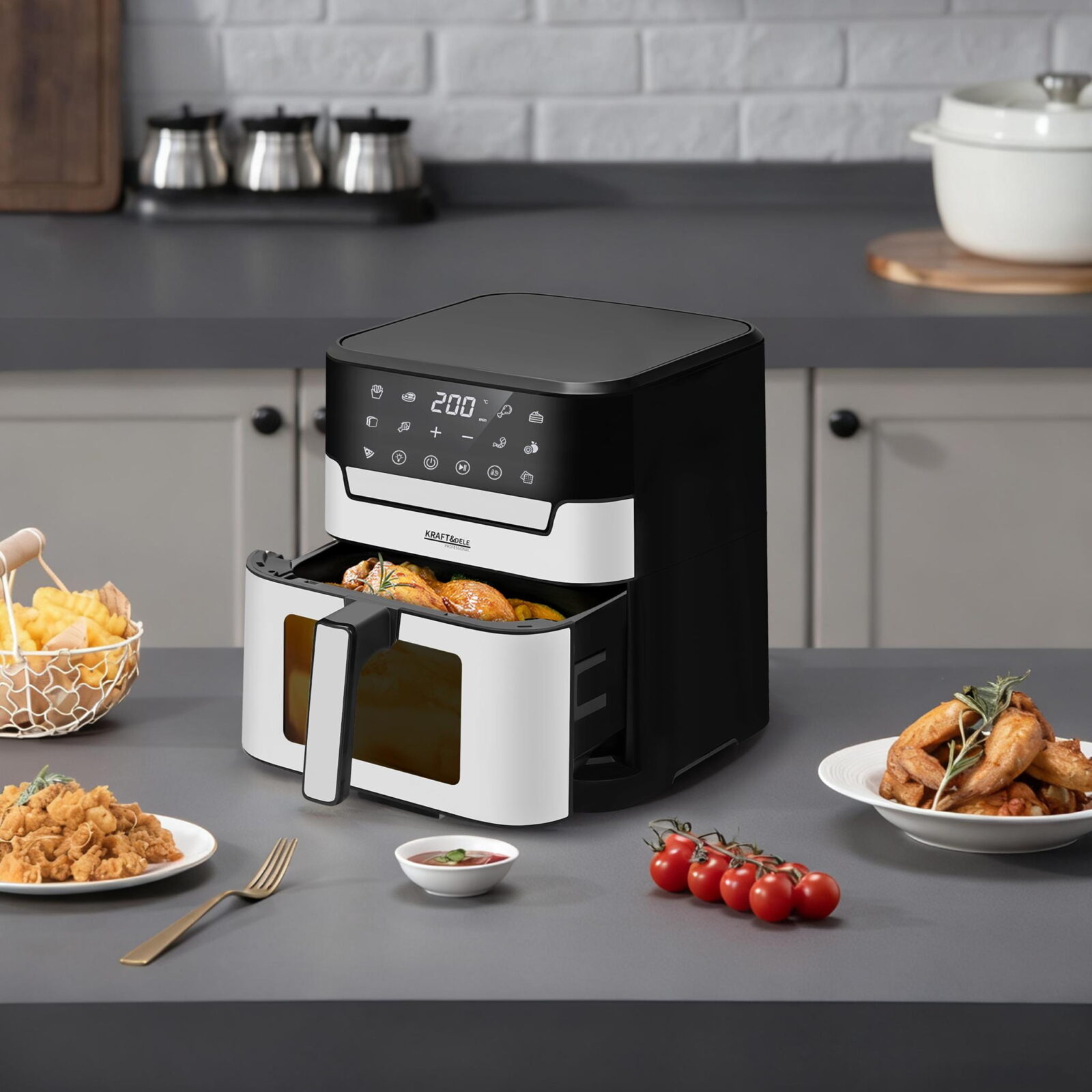 RASVAVABA FRITÜÜR 8L AIRFRYER KD4109