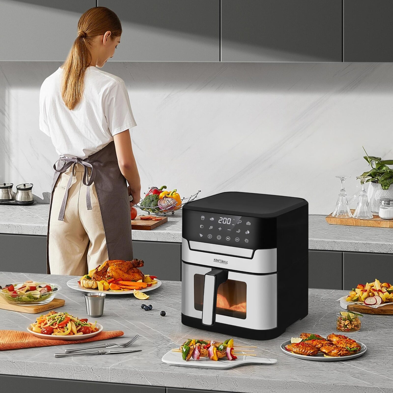 RASVAVABA FRITÜÜR 8L AIRFRYER KD4109
