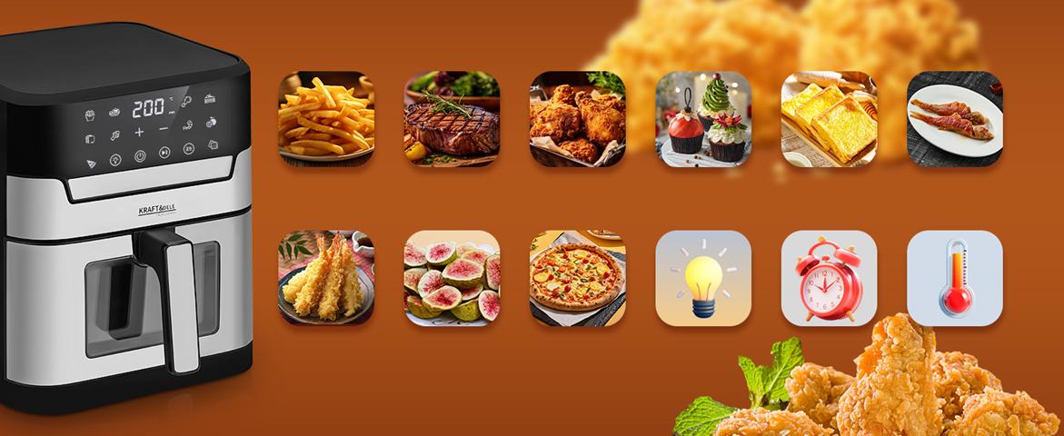 RASVAVABA FRITÜÜR 8L AIRFRYER KD4109