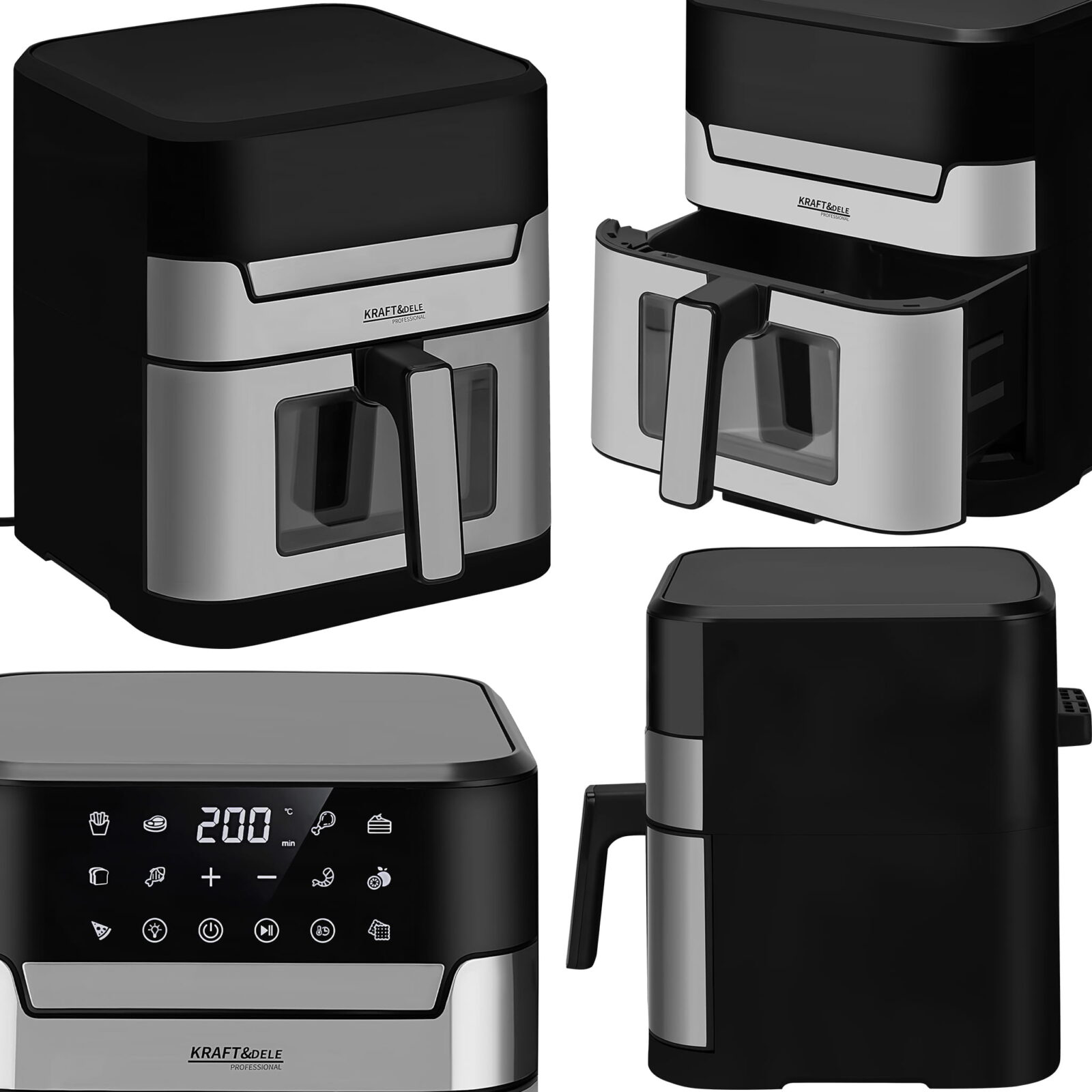 RASVAVABA FRITÜÜR 8L AIRFRYER KD4109