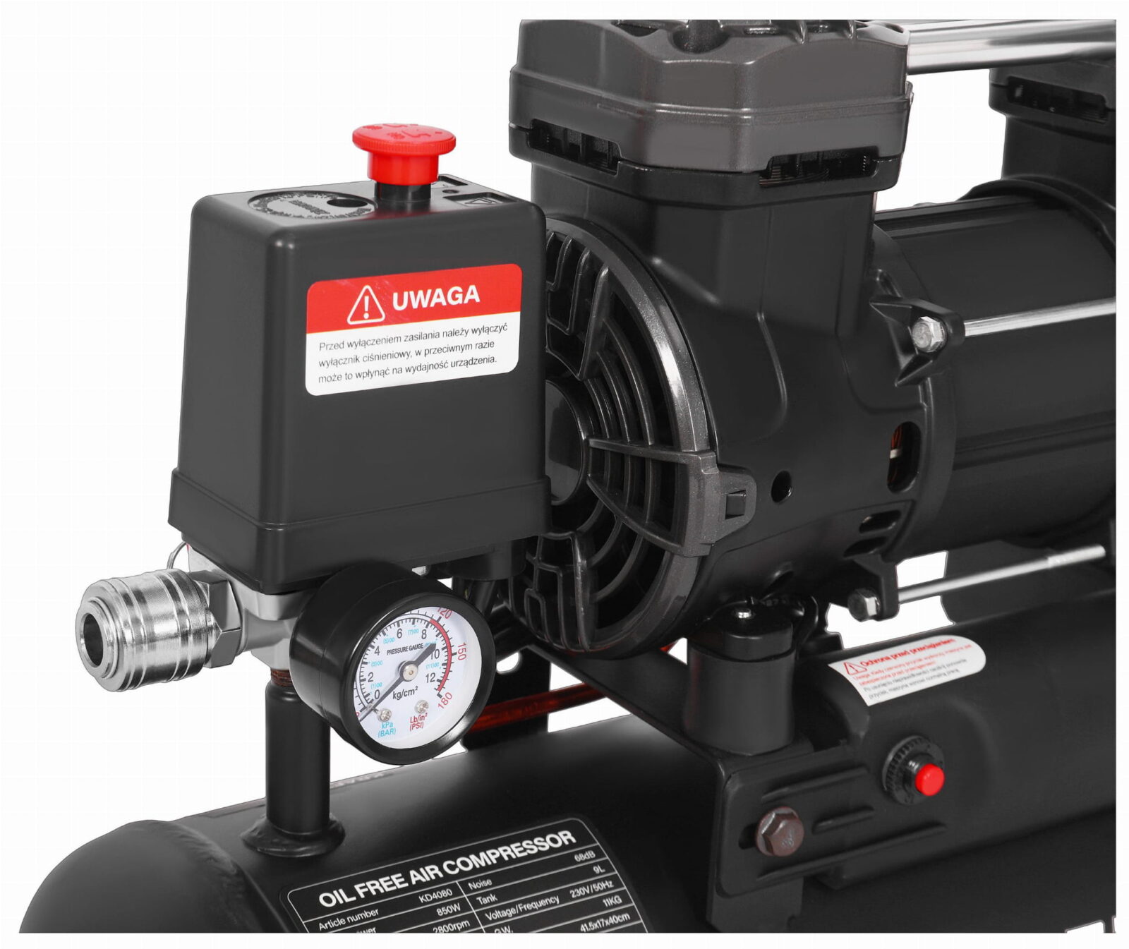 Õlivaba kompressor 9L 850W KD4080