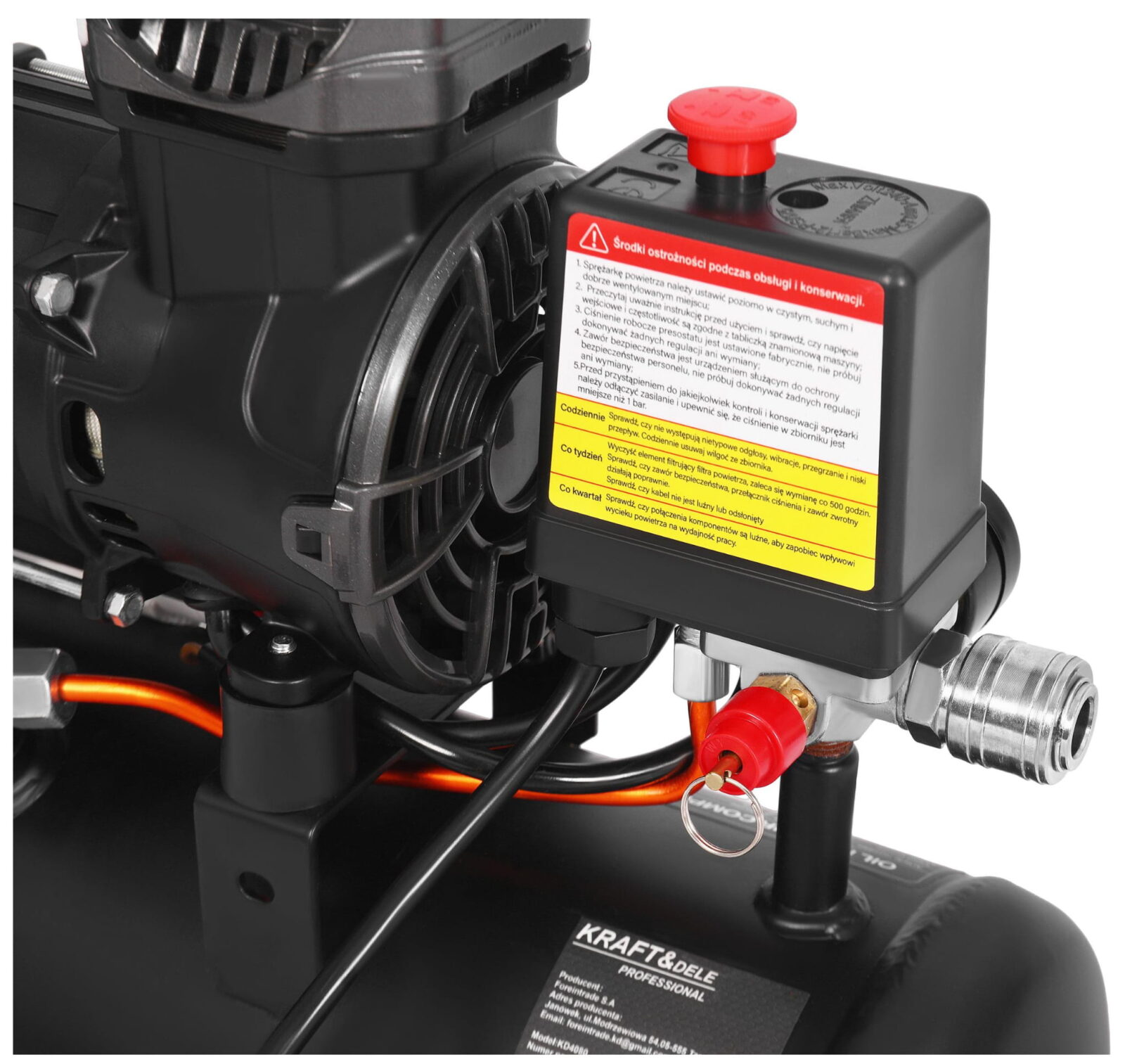 Õlivaba kompressor 9L 850W KD4080