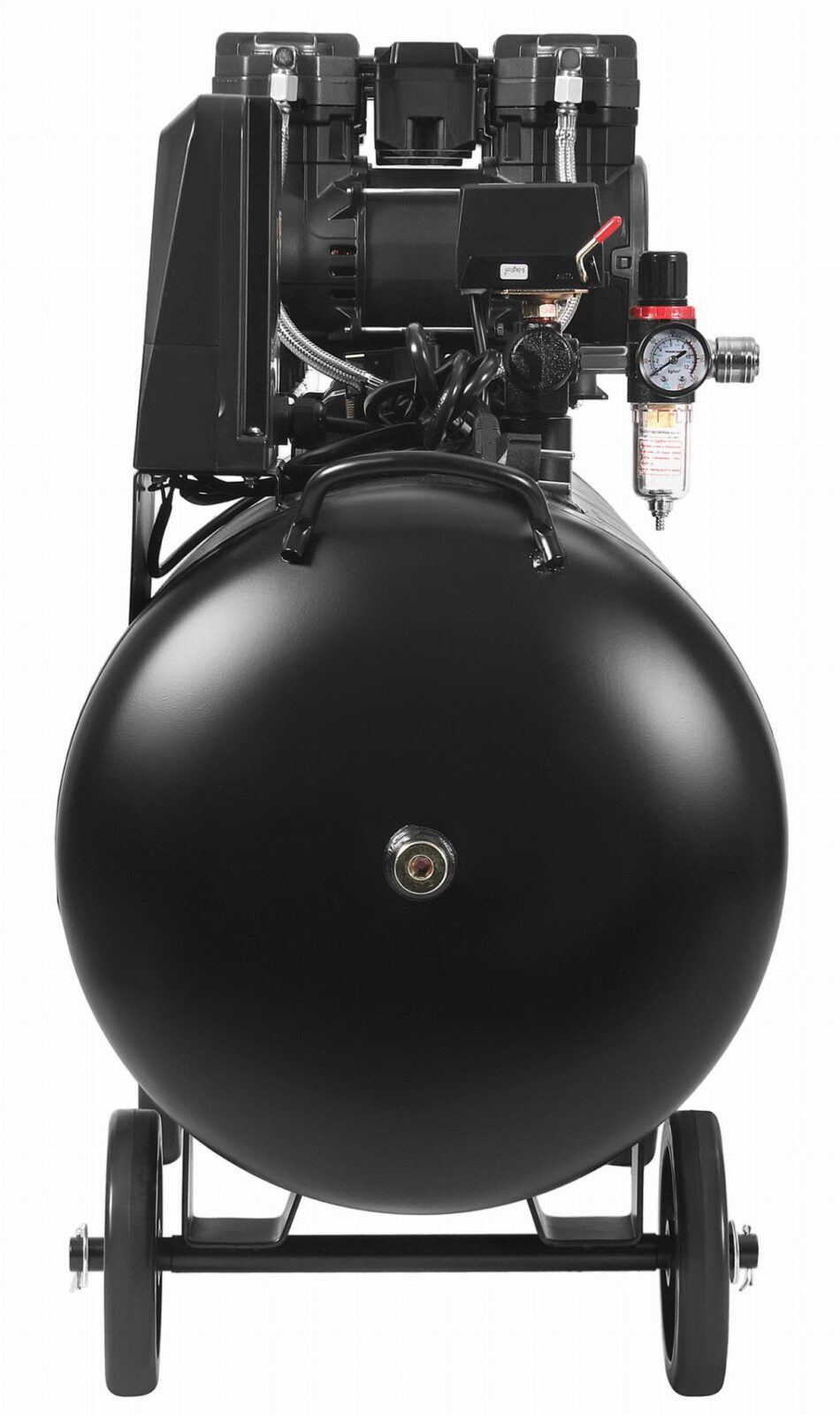 Õlivaba kompressor 200L 3x2200W + separator ja glütseriinmanomeeter KD4084