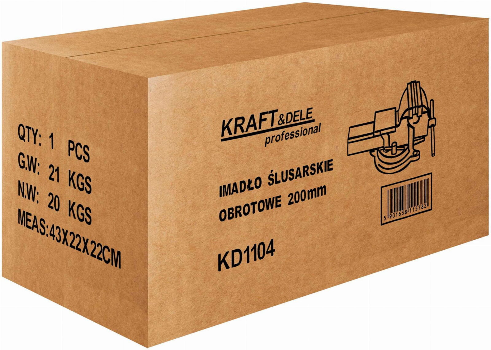 Pöördkruustangid 200mm 21kg alasiga KD1104