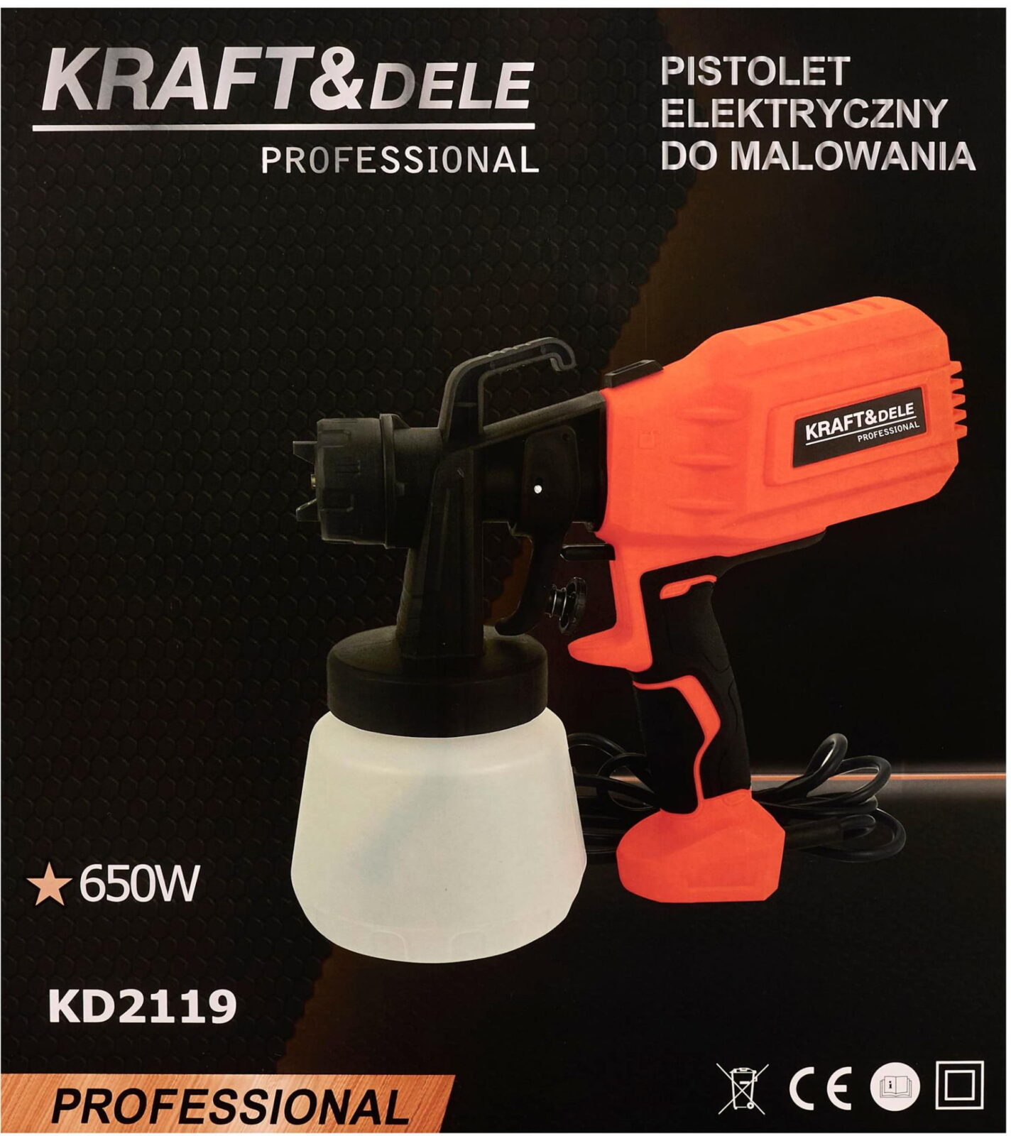 Värvipüstol 650W KD2119
