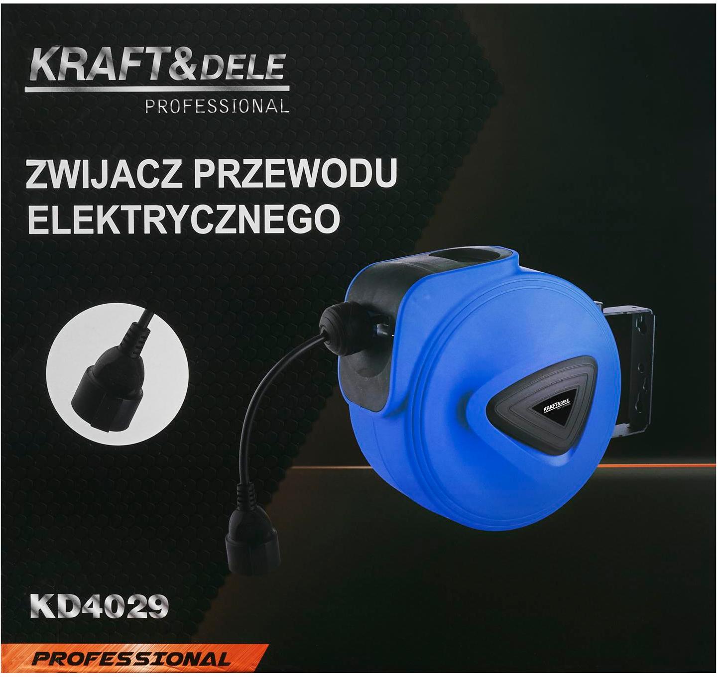 Elektrijuhtme isekeruv automaatkelk 20m KD4029