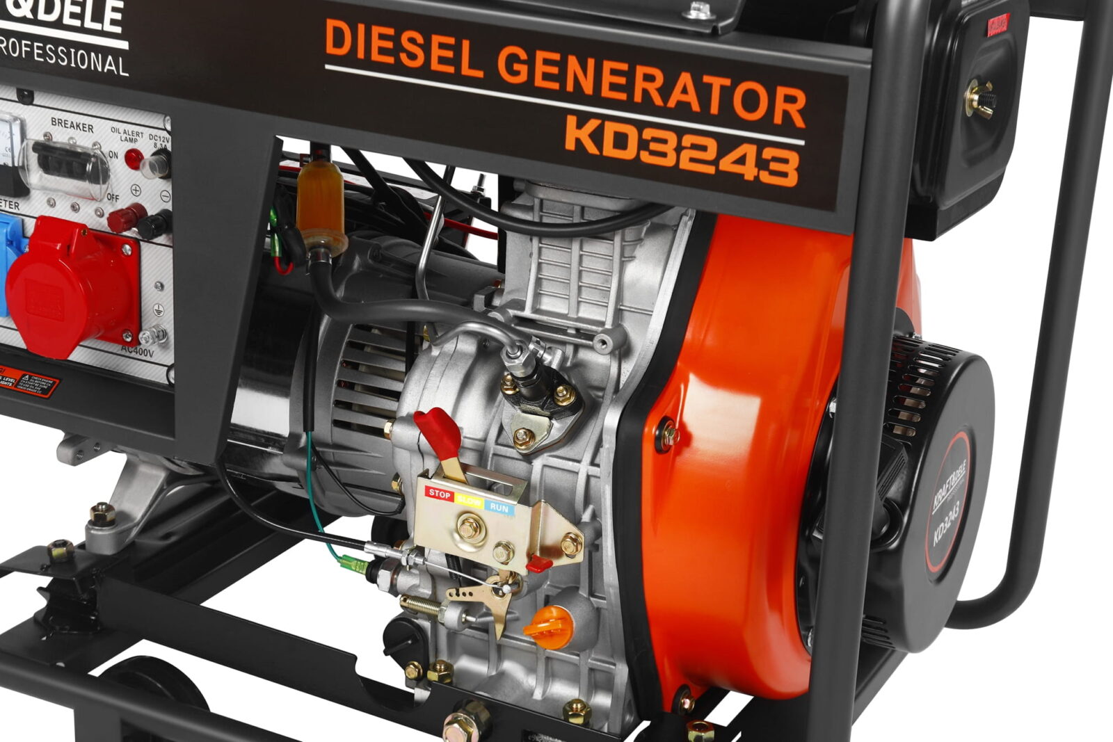 Diisligeneraator 7kW 16HP 230V/400V KD3243
