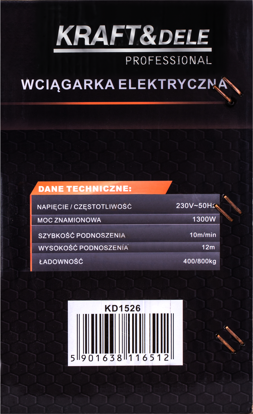Elektriline trossivints 800kg KD1526