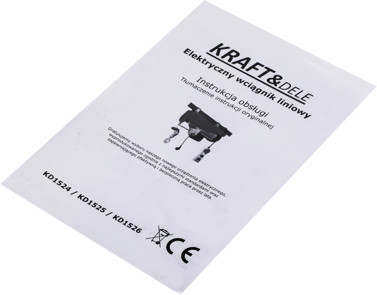 Elektriline trossivints 800kg KD1526