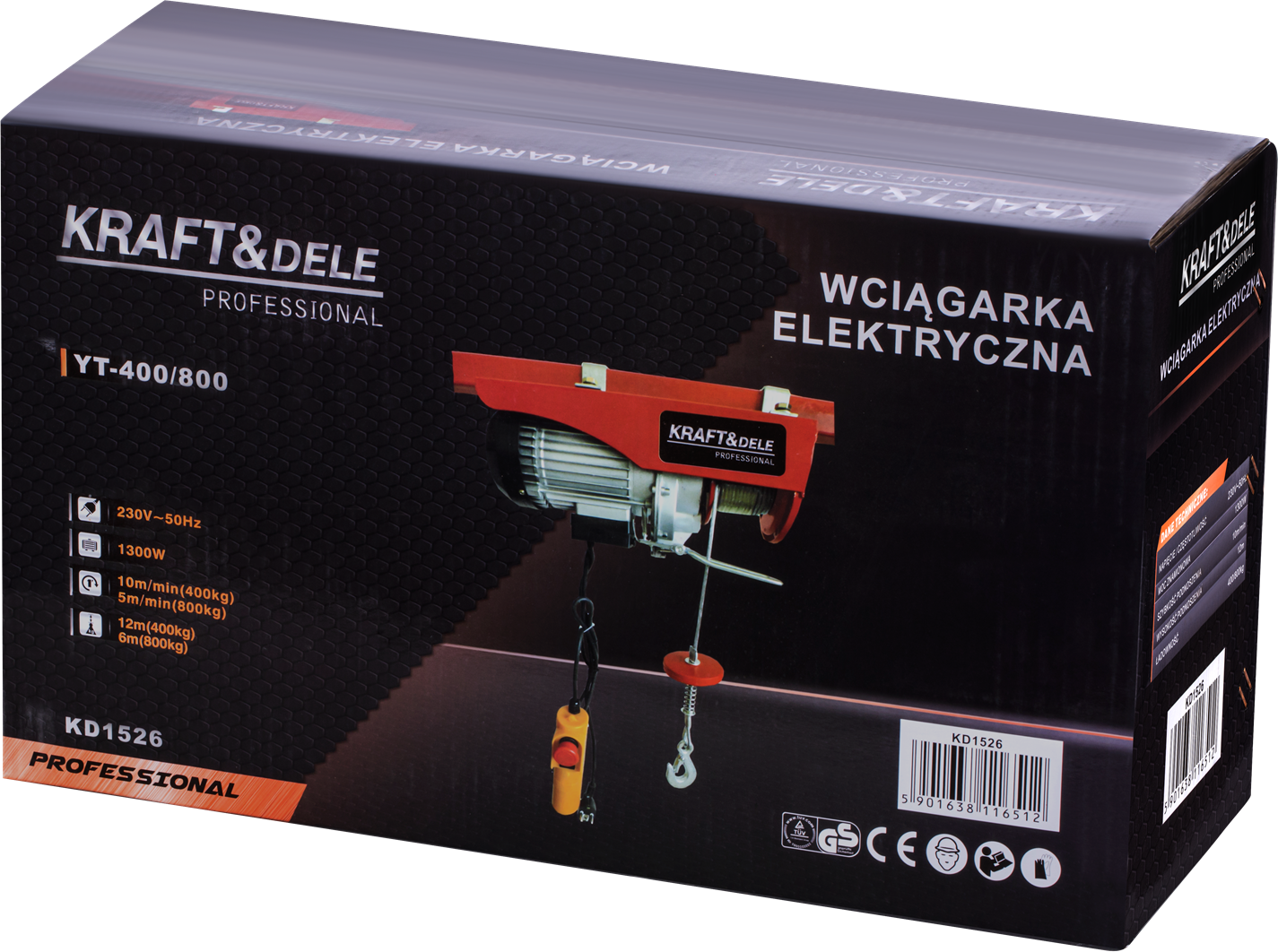 Elektriline trossivints 800kg KD1526