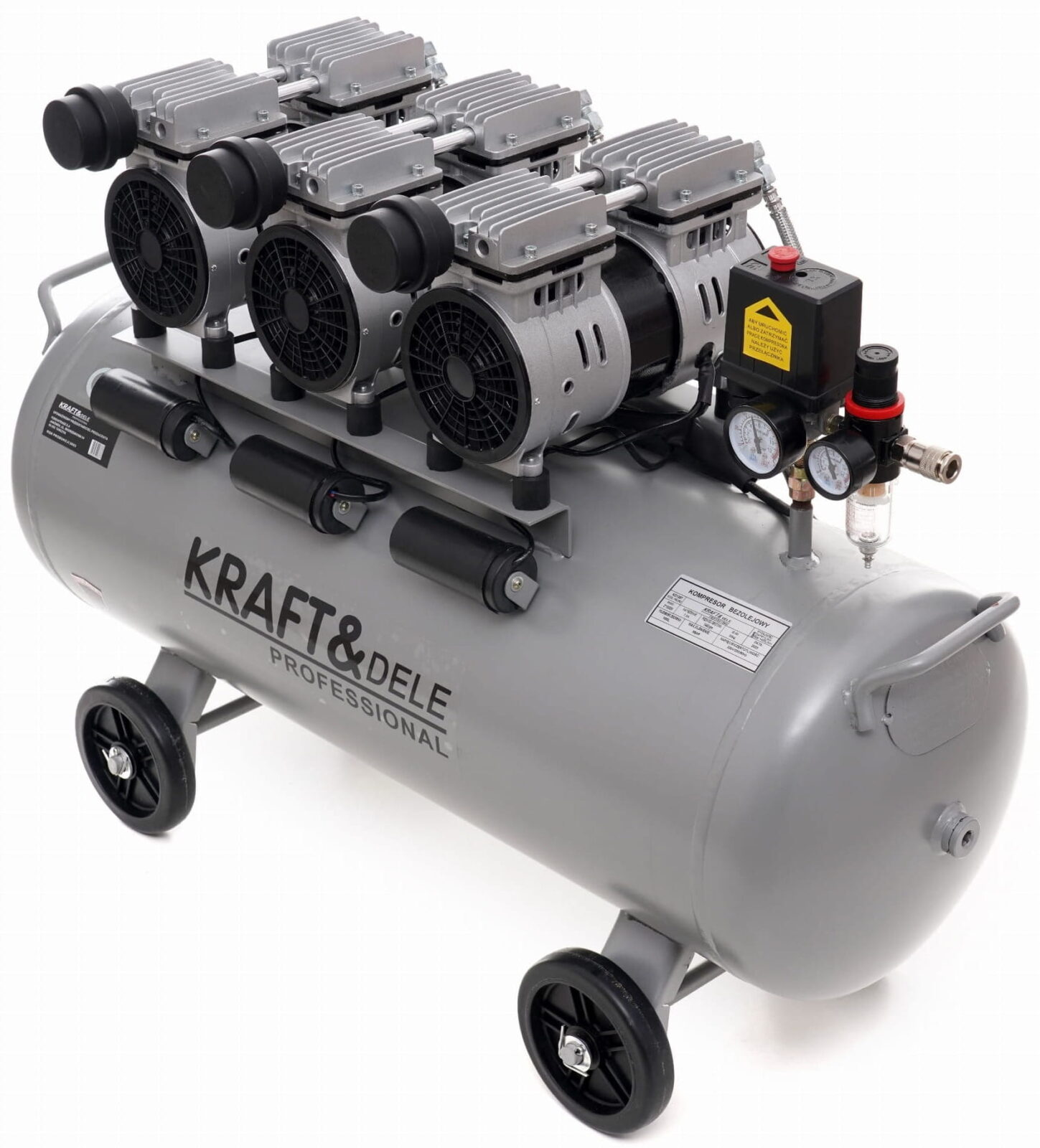 Õlivaba kompressor 100L 3 x 1500W KD1397