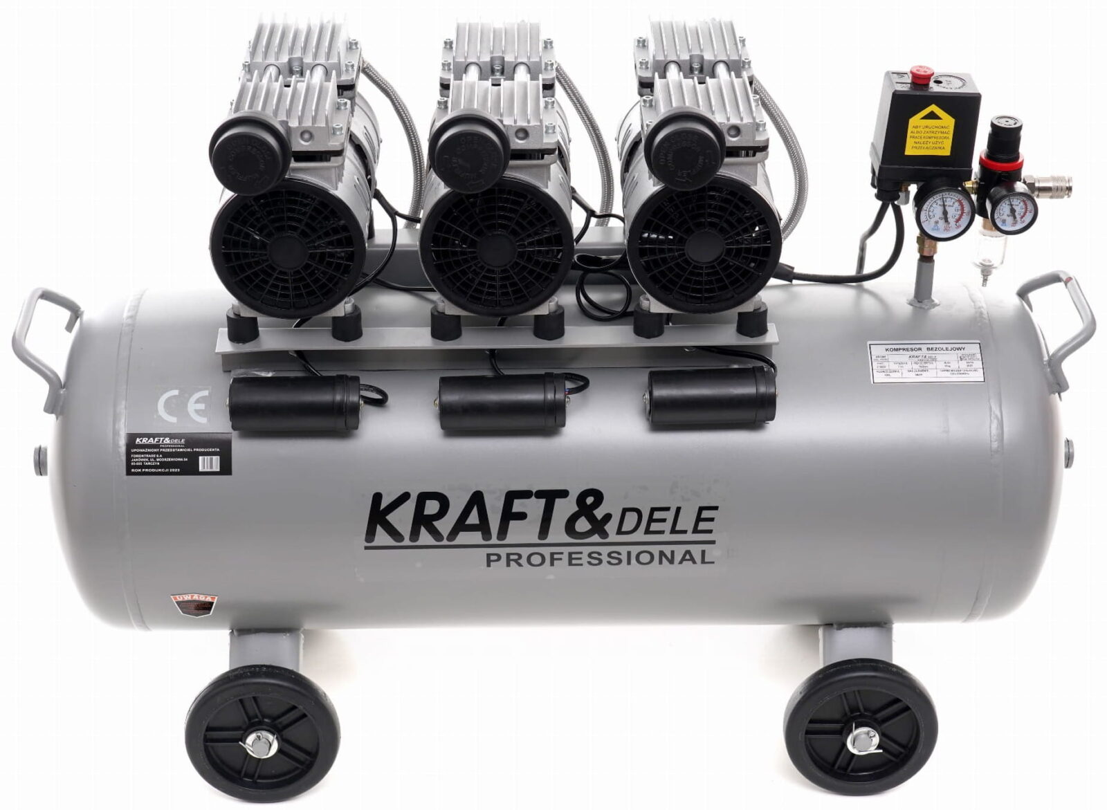 Õlivaba kompressor 100L 3 x 1500W KD1397
