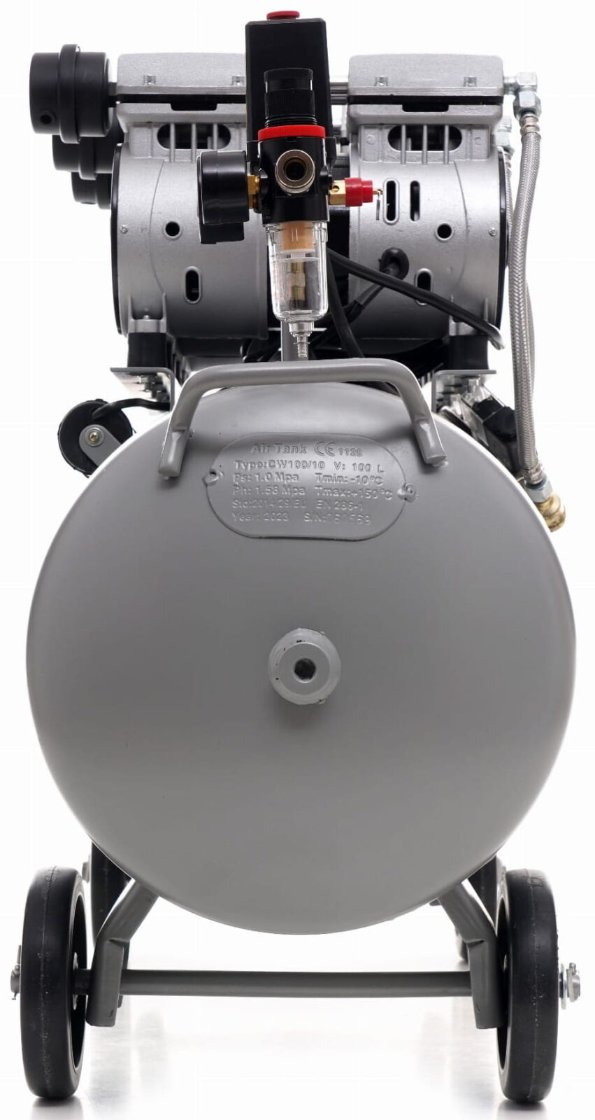 Õlivaba kompressor 100L 3 x 1500W KD1397