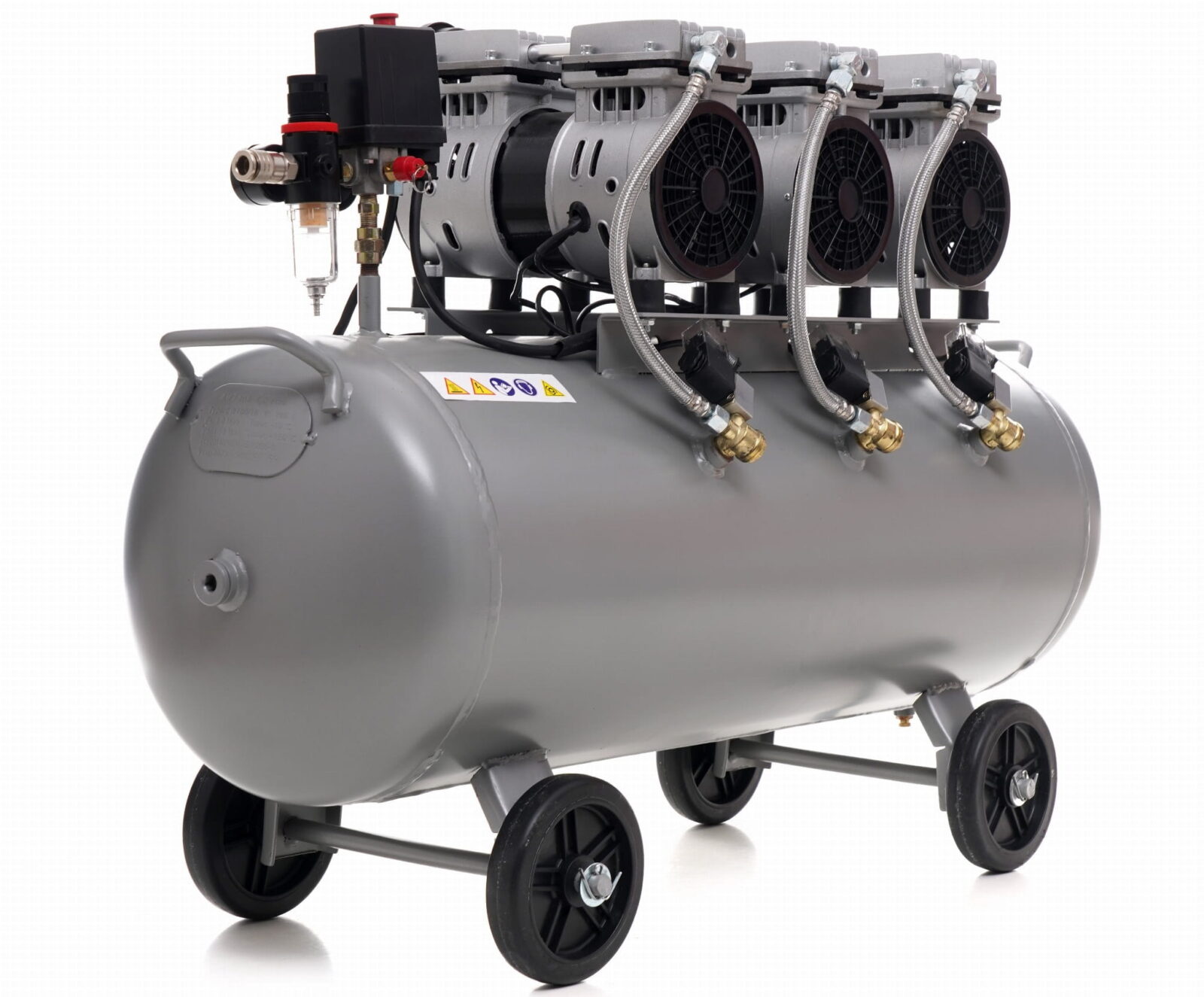 Õlivaba kompressor 100L 3 x 1500W KD1397