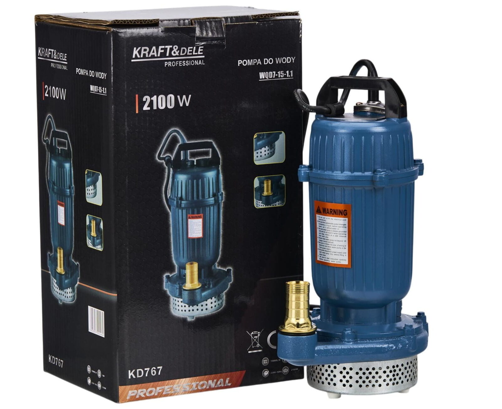 Räpase ja puhta vee pump 2100 W KD767