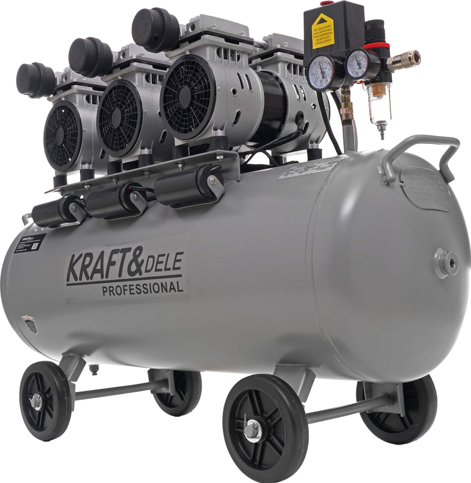 Õlivaba kompressor 100L 3 x 1500W KD1397