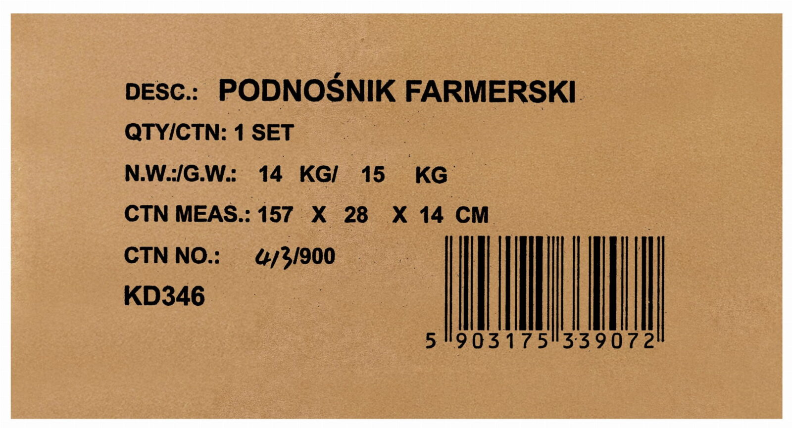 Farmitungraud 60″ 3T KD346