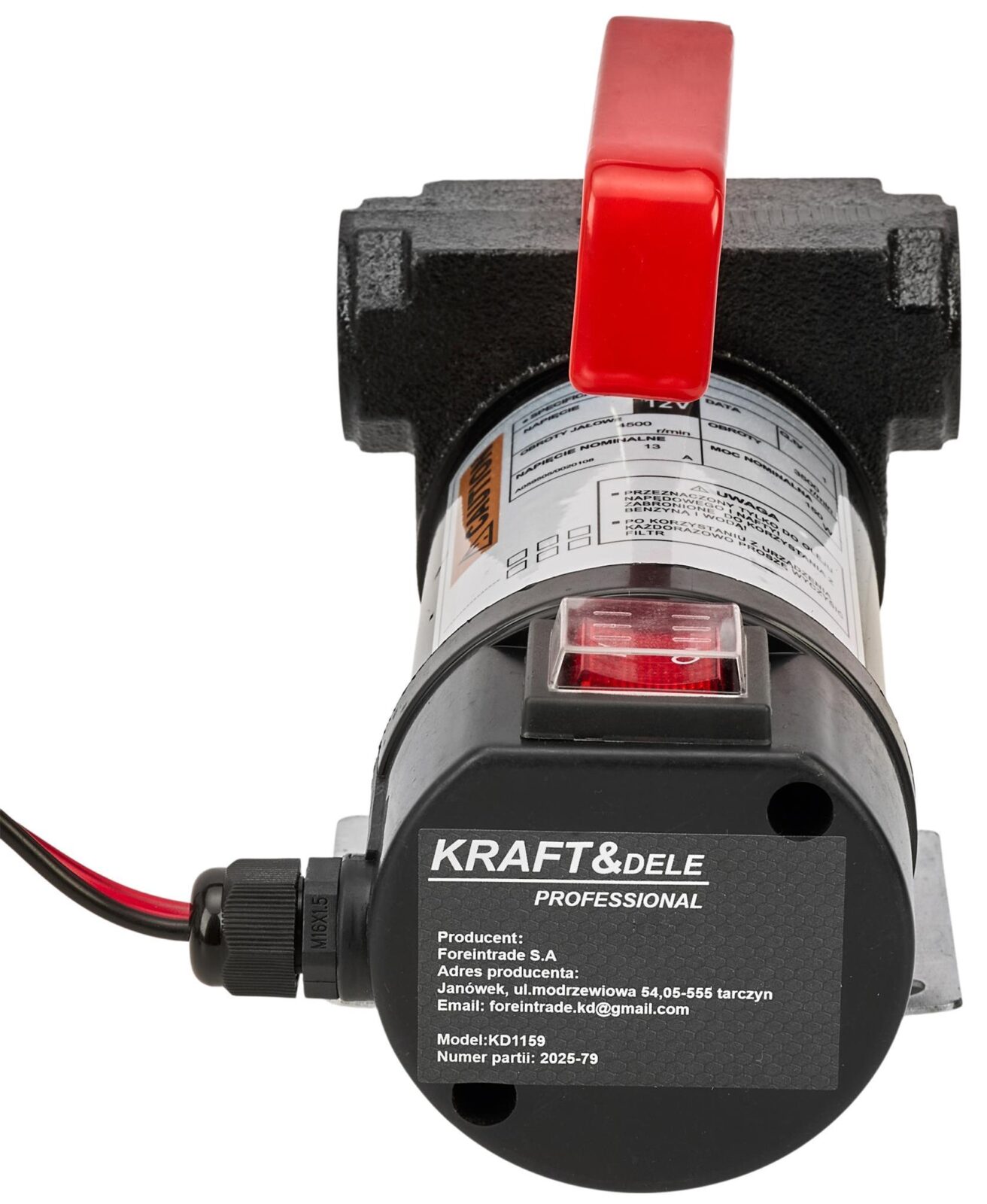 Õli/diiselkütuse pump 12V KD1159
