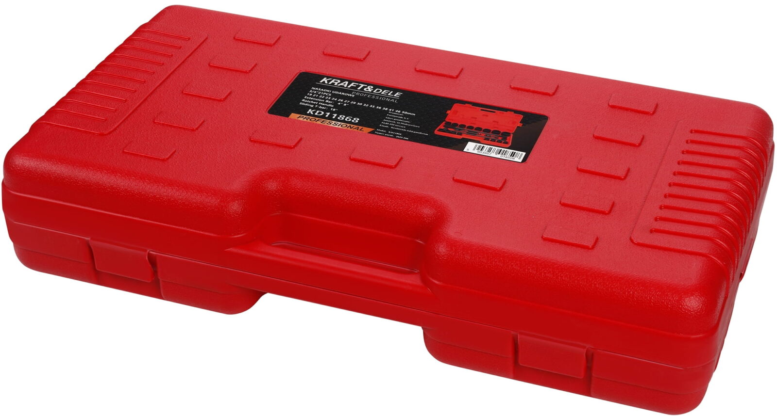 Gaisel + pikendused + löökpadrunid 3/4″ 21tk KD11868