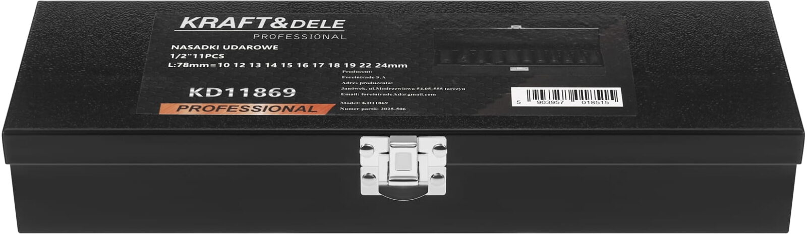 Löökpadrunid 1/2″ 11 tk KD11869