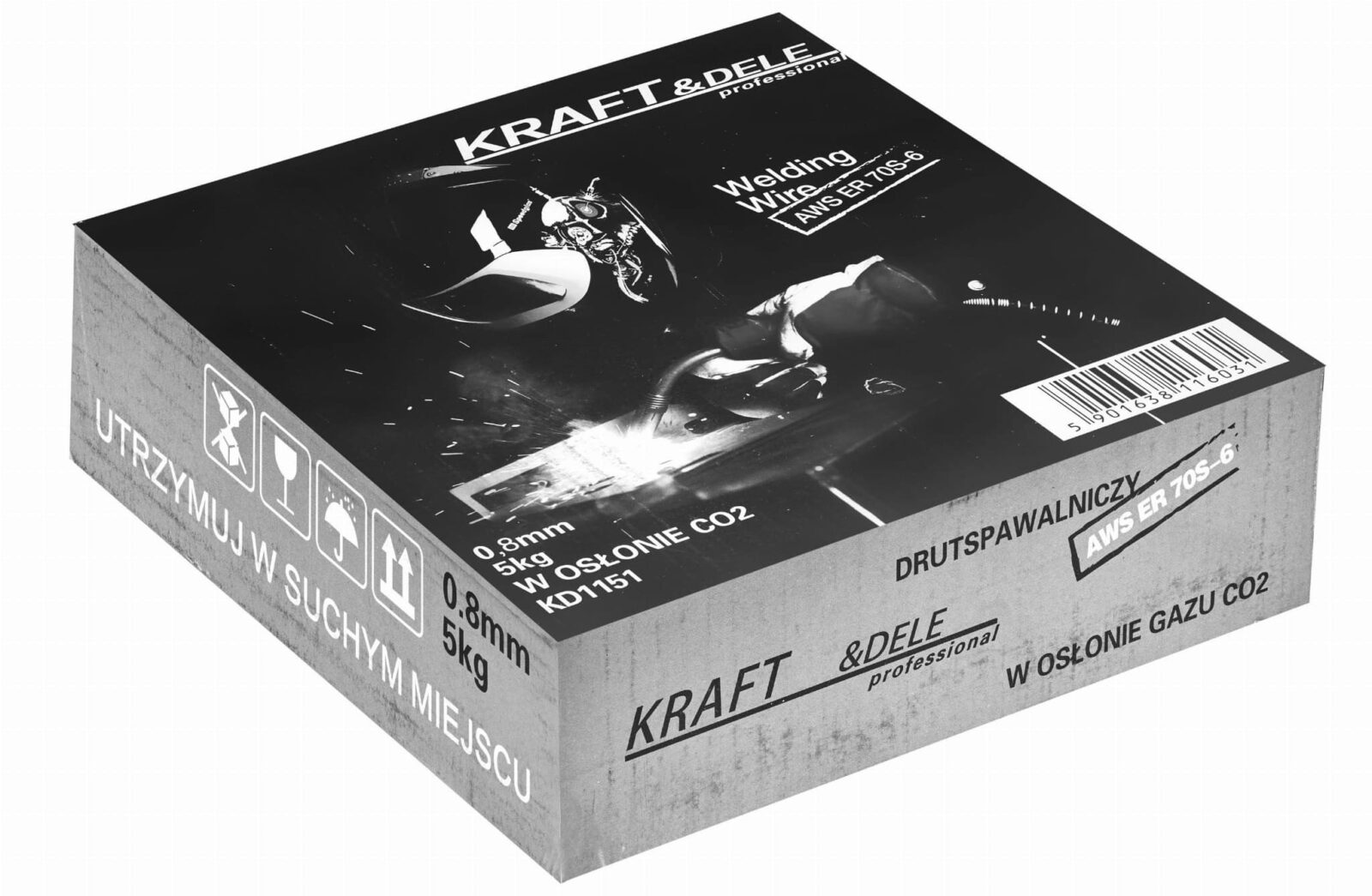 Keevitusplaat 0,8 mm 5kg vasega kaetud KD1151