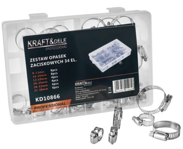 TIGUKLAMBRITE KOMPLEKT 34EL. KD10866