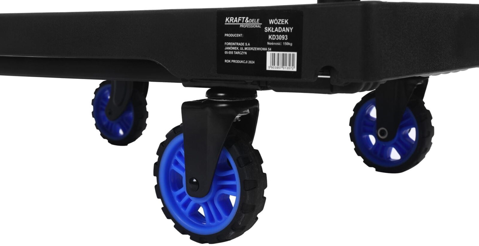 Kokkupandav platvormkäru lao jaoks 150kg KD3093