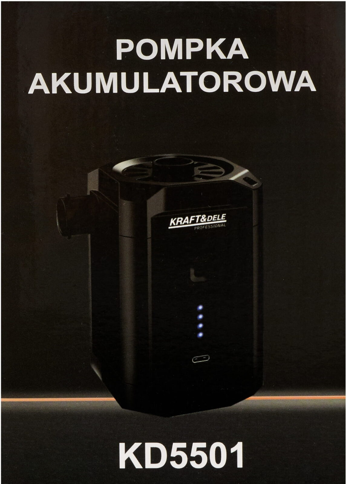 AKU PUMP USB-C 5500mAh + OTSIKUD KD5501