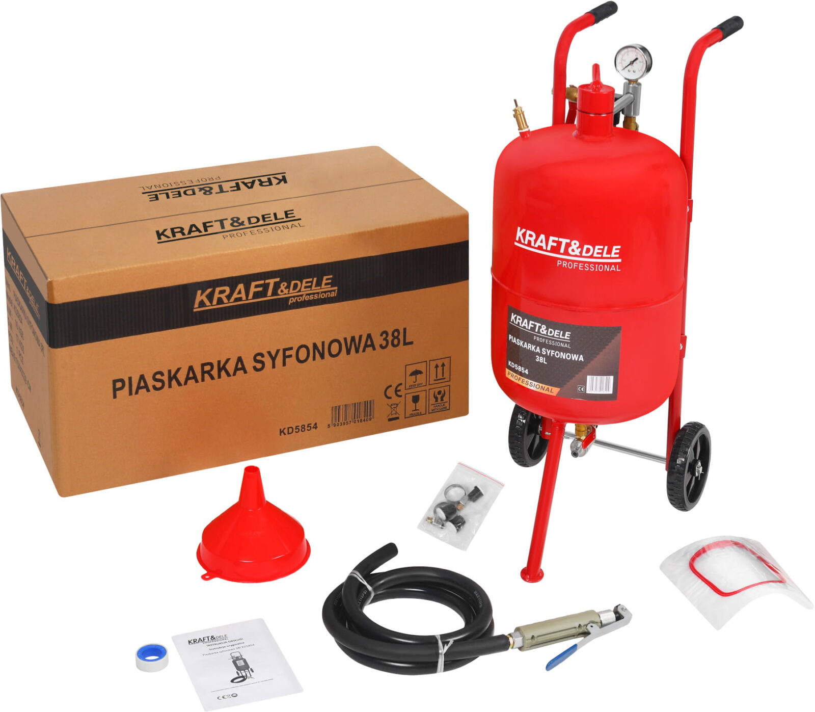 Sifoonnõelapuhur 38L + tarvikud KD5854