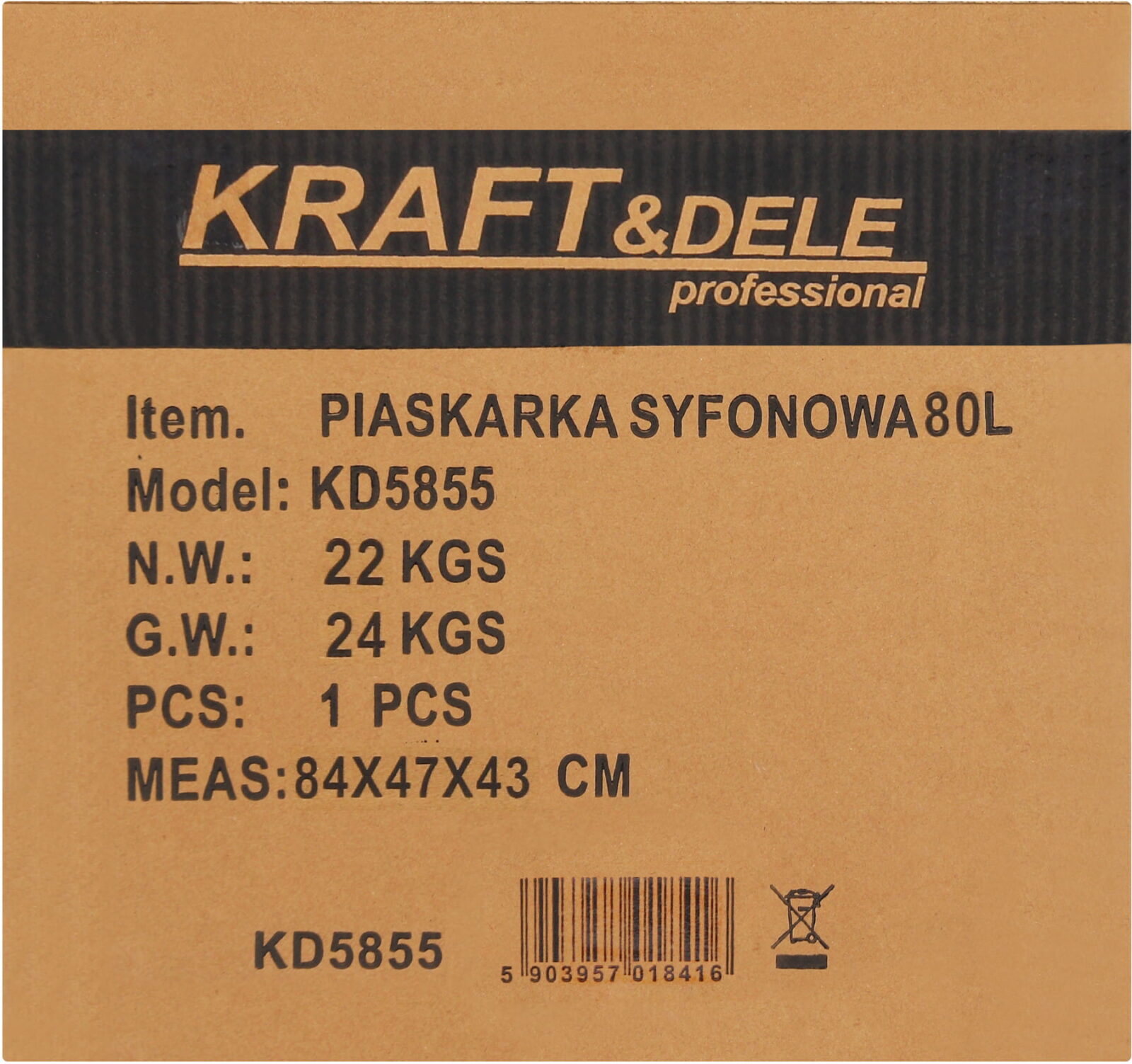 Sifoonnõelapuhur 80L + tarvikud KD5855