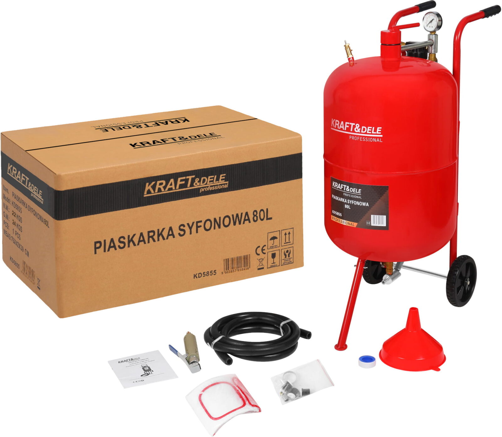 Sifoonnõelapuhur 80L + tarvikud KD5855