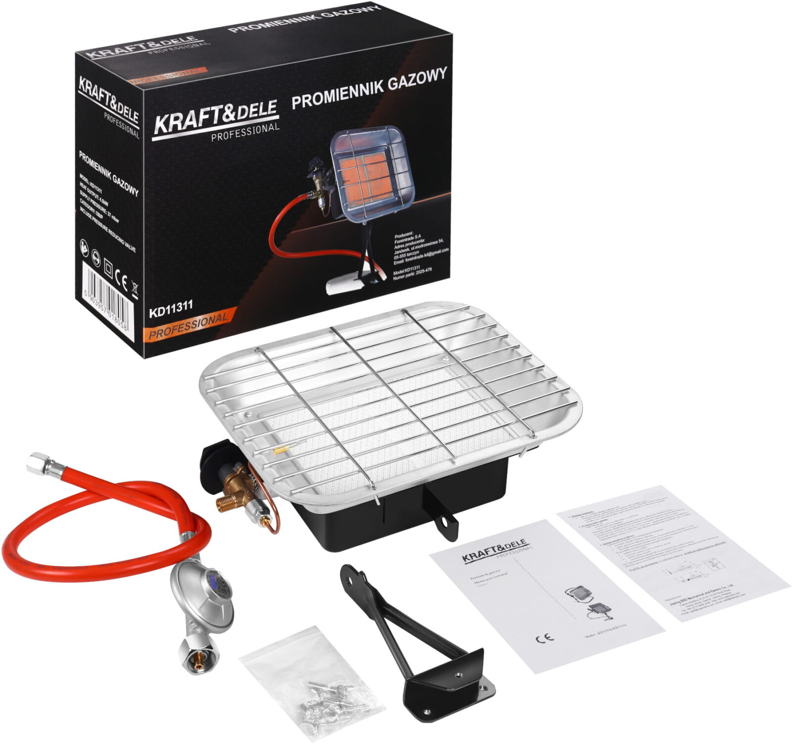 Gaaskiirgusküte 4,5kW KD11311