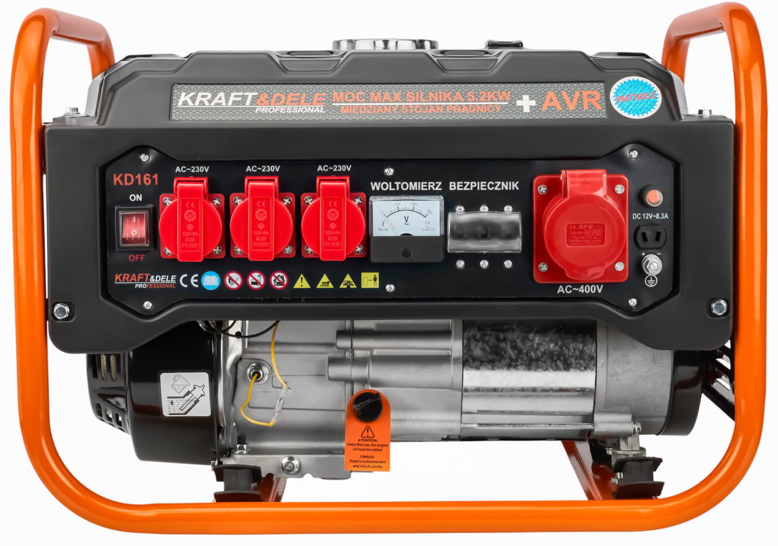Generaator 3500W 12-380V KD161