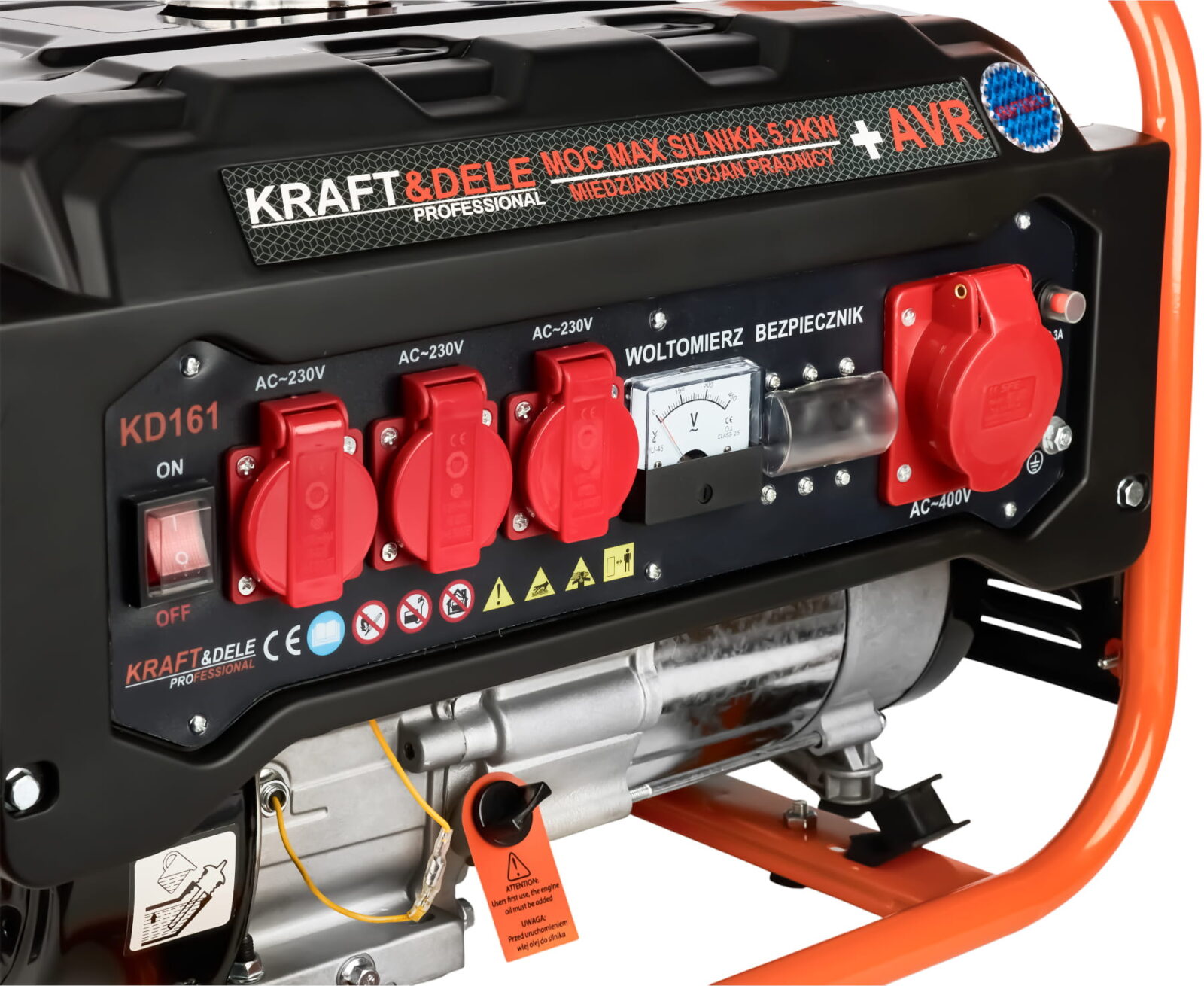 Generaator 3500W 12-380V KD161