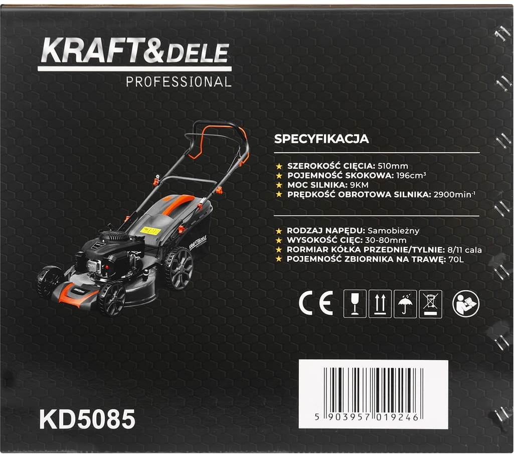 Bensiinimuruniiduk iseveetav 9hj 510mm KD5085