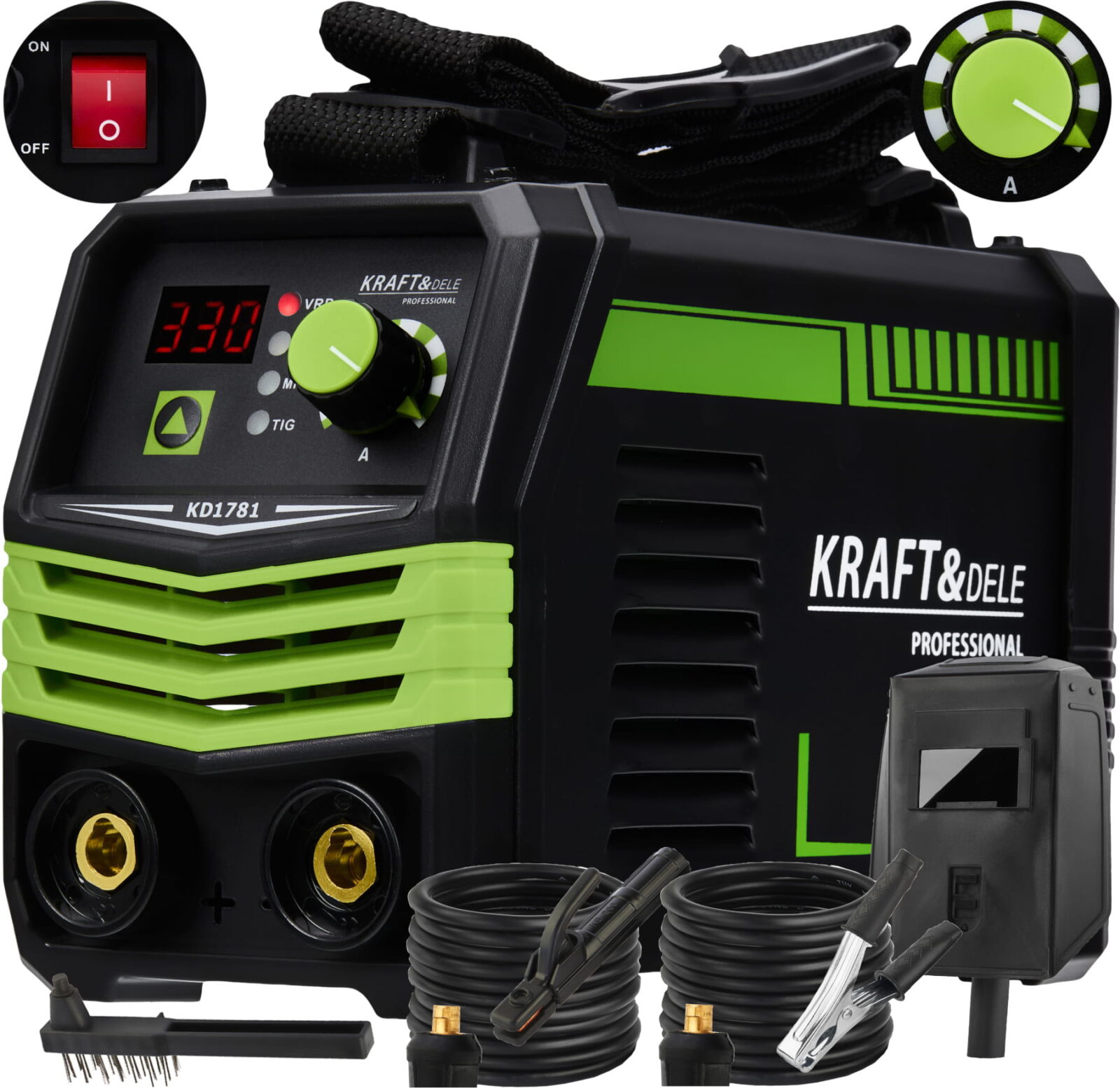 Invertorkeevitusaparaat 330A MMA TIG LIFT VRD KD1781