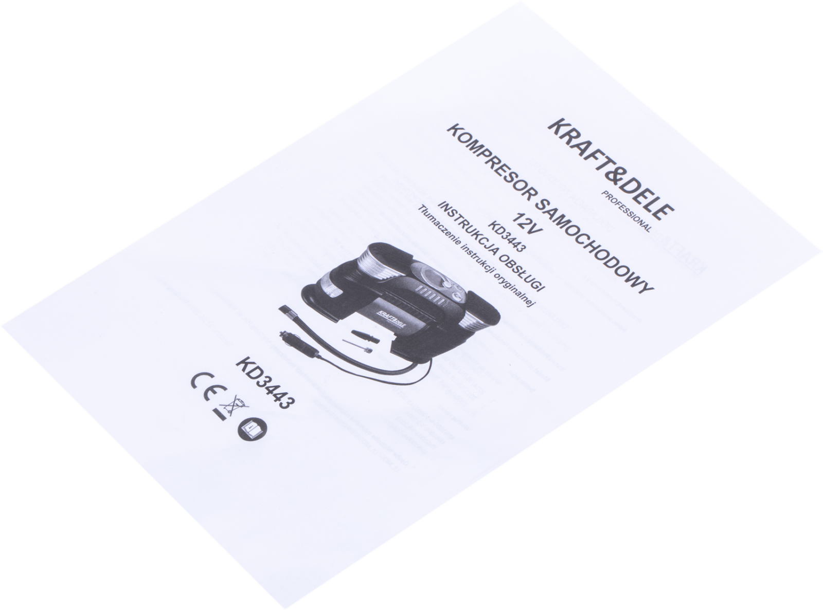 AUTOMAATKOMPRESSOR 7BAR 250W KD3443