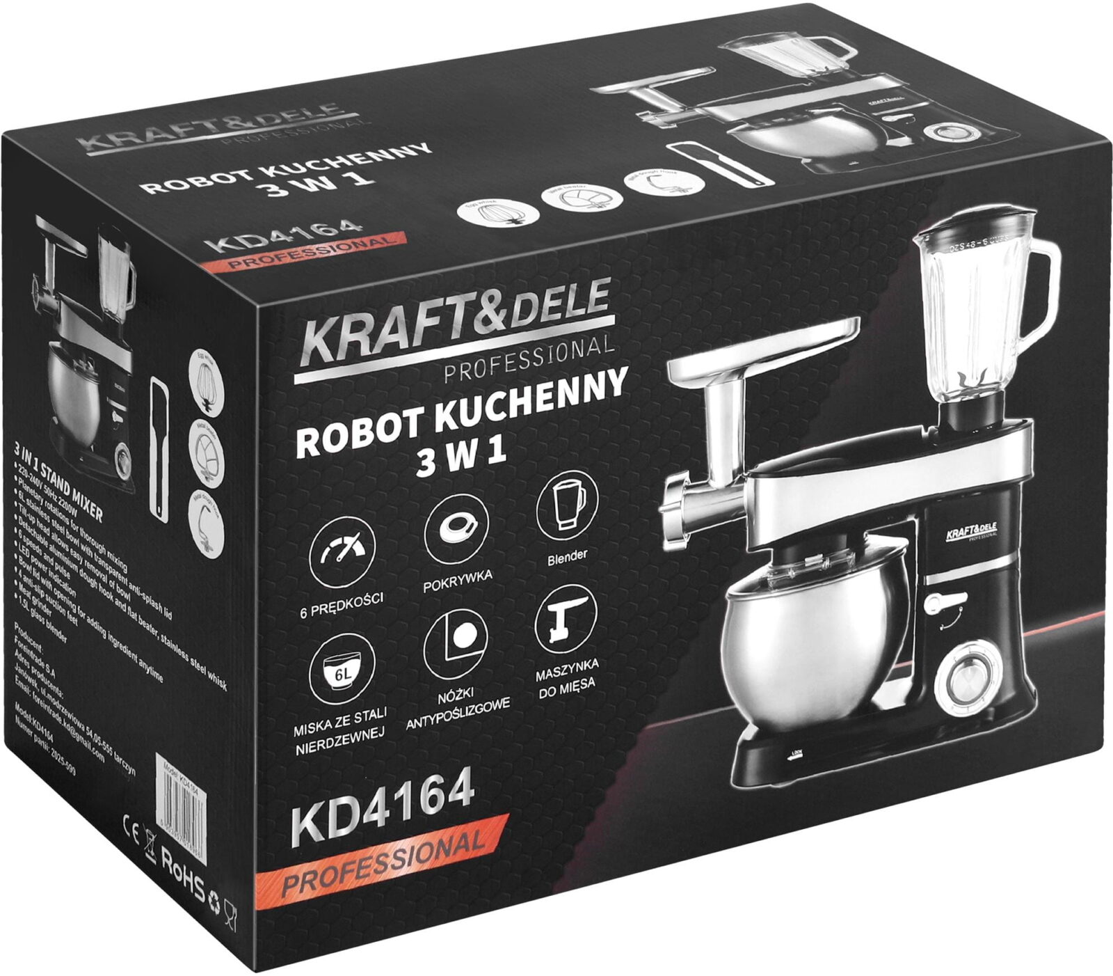 Köögikombain 6L 2200W KD4164