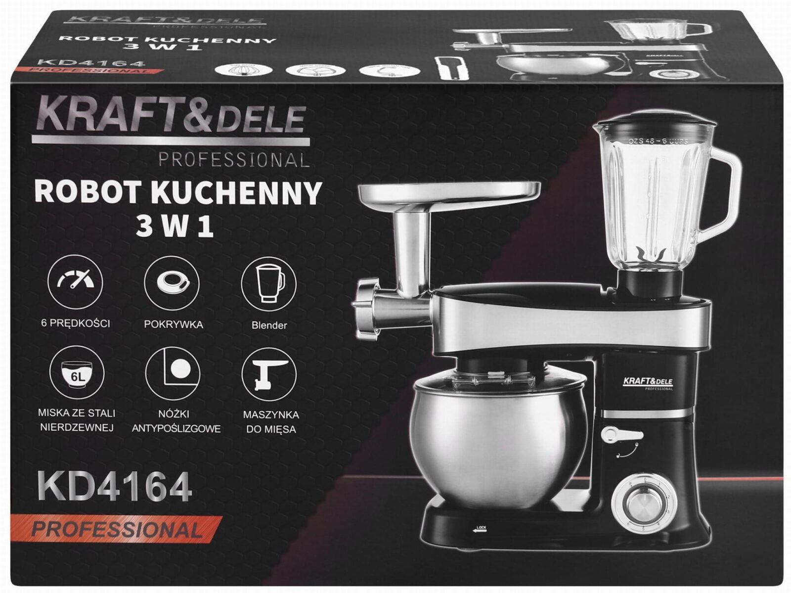 Köögikombain 6L 2200W KD4164