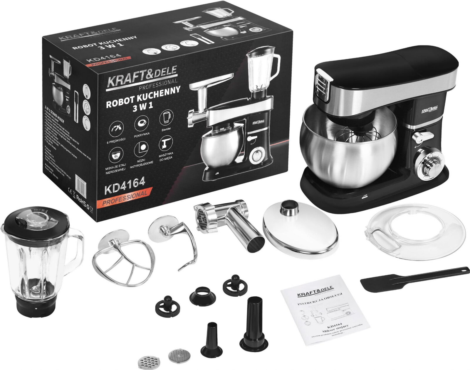 Köögikombain 6L 2200W KD4164