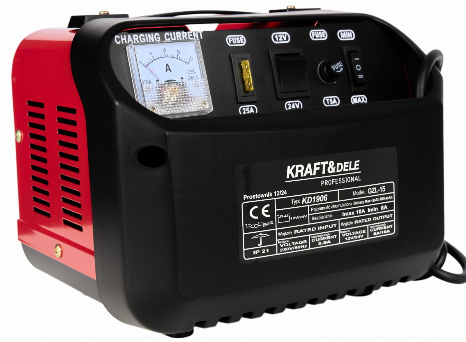 Automaatne akulaadija 12/24V 15A 150Ah KD1906