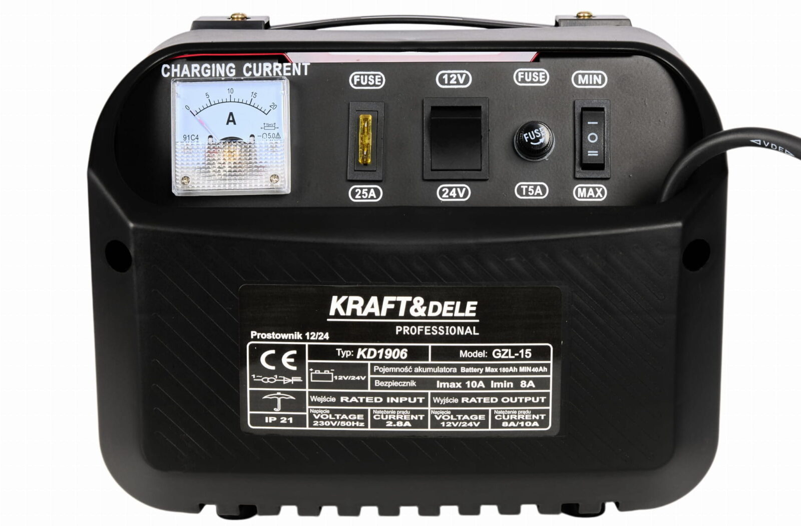 Automaatne akulaadija 12/24V 15A 150Ah KD1906
