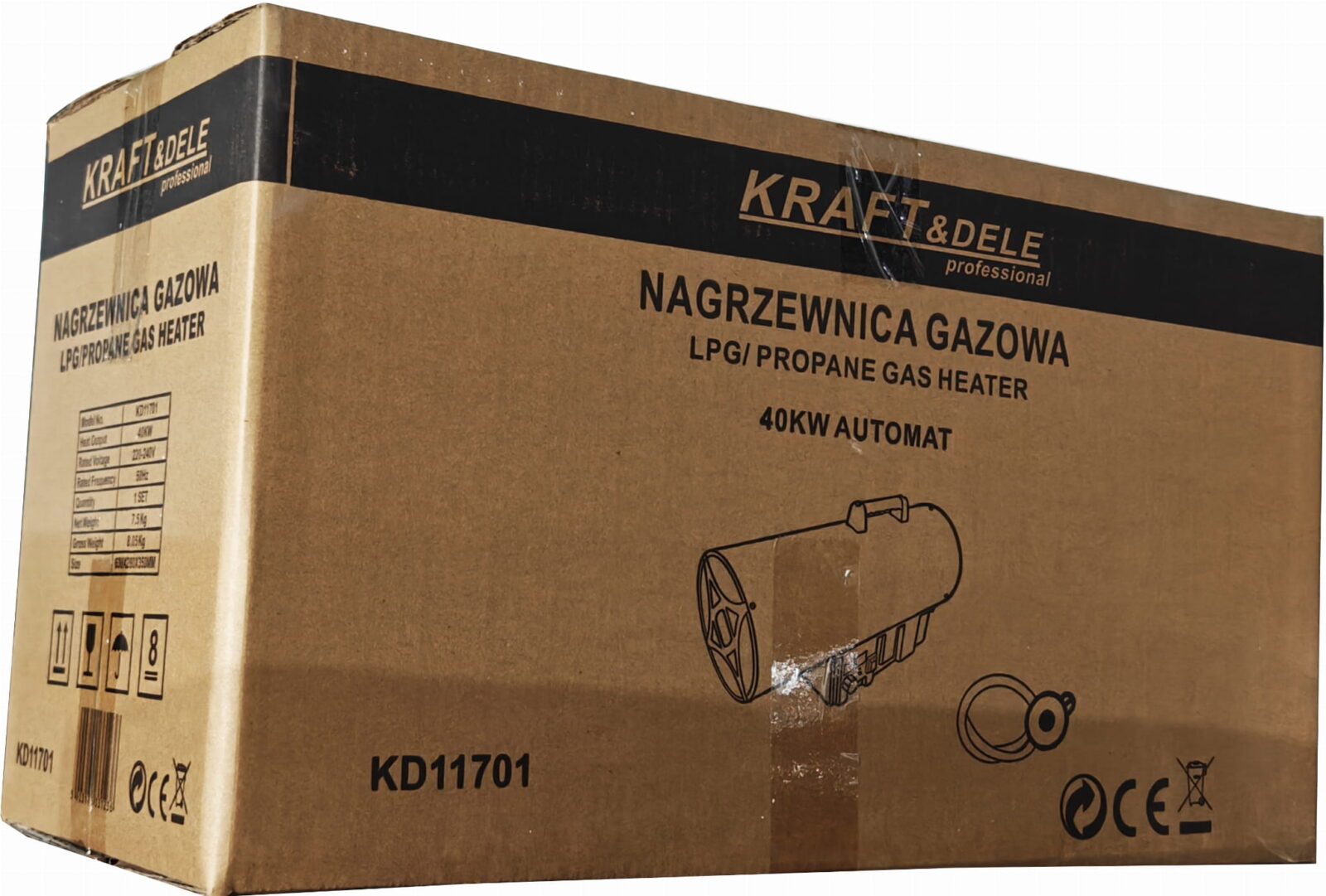 Gaaskütteseade 40kW termostaat / reduktor KD11701