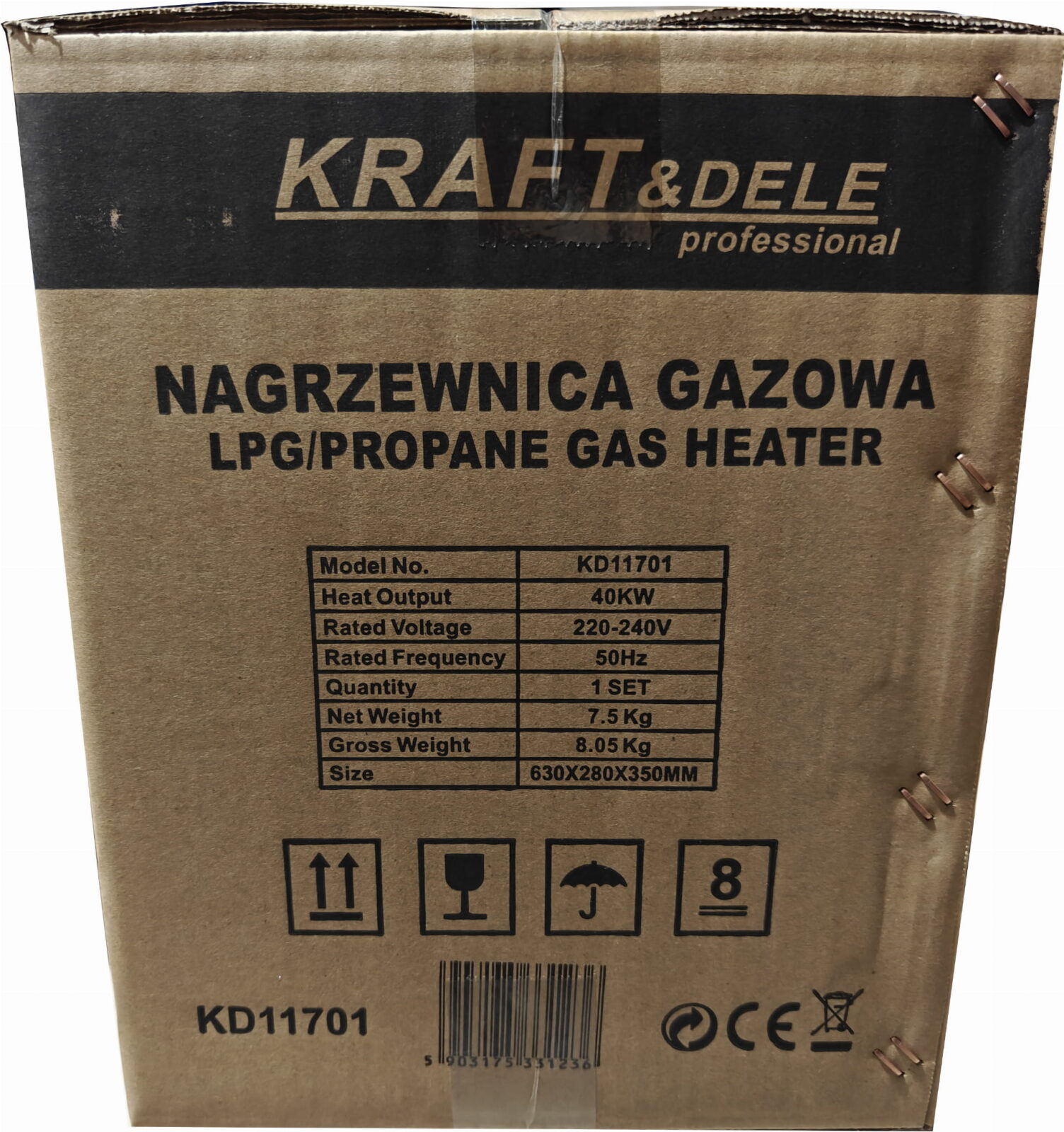 Gaaskütteseade 40kW termostaat / reduktor KD11701