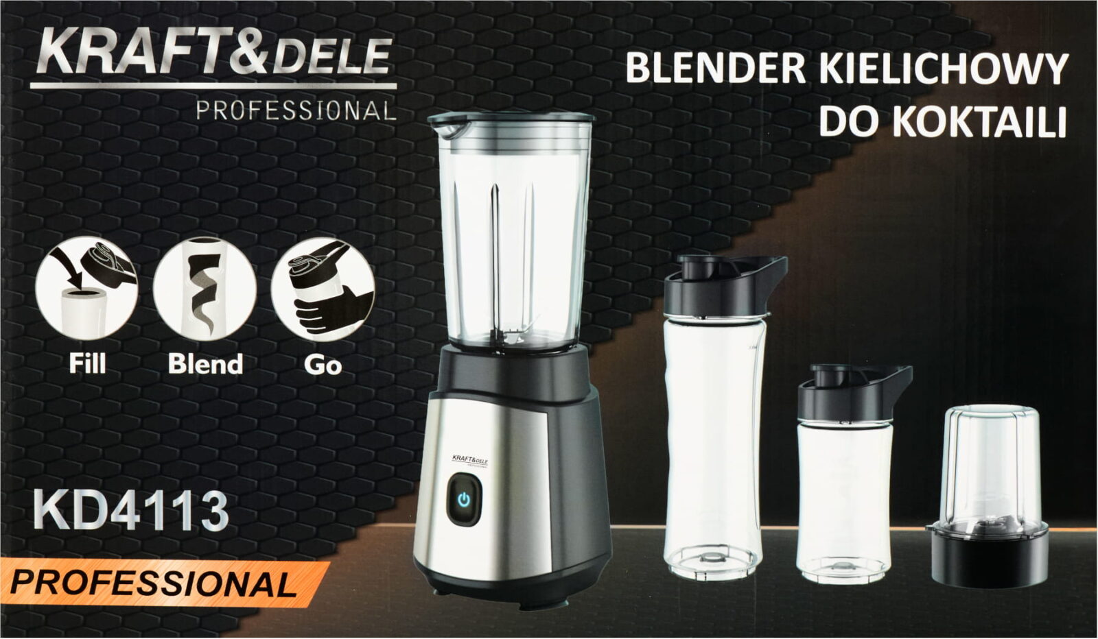 Kannutüüpi blender kokteilide jaoks 1500W KD4113