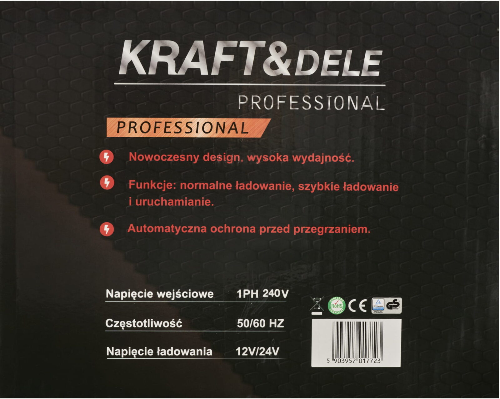 Akulaadija käivitusfunktsiooniga 20-250Ah 12/24V 35A KD5340