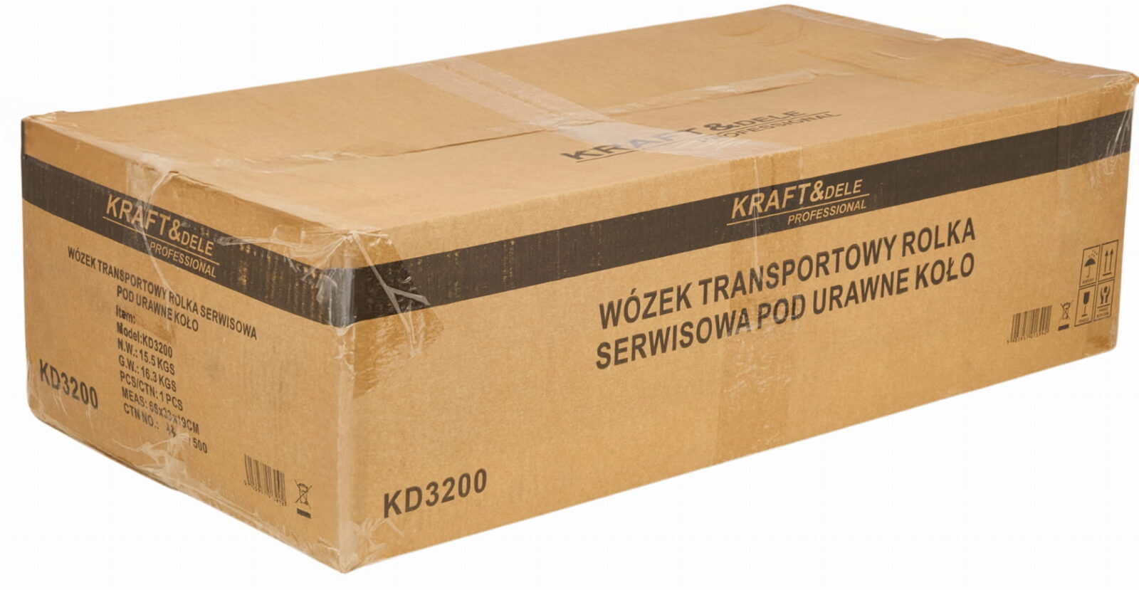 Transpordikäru rull vigastatud ratta alla 1200 kg KD3200
