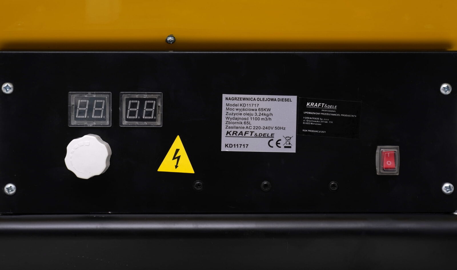 Diiselkütteseade + termostaat 65kW KD11717