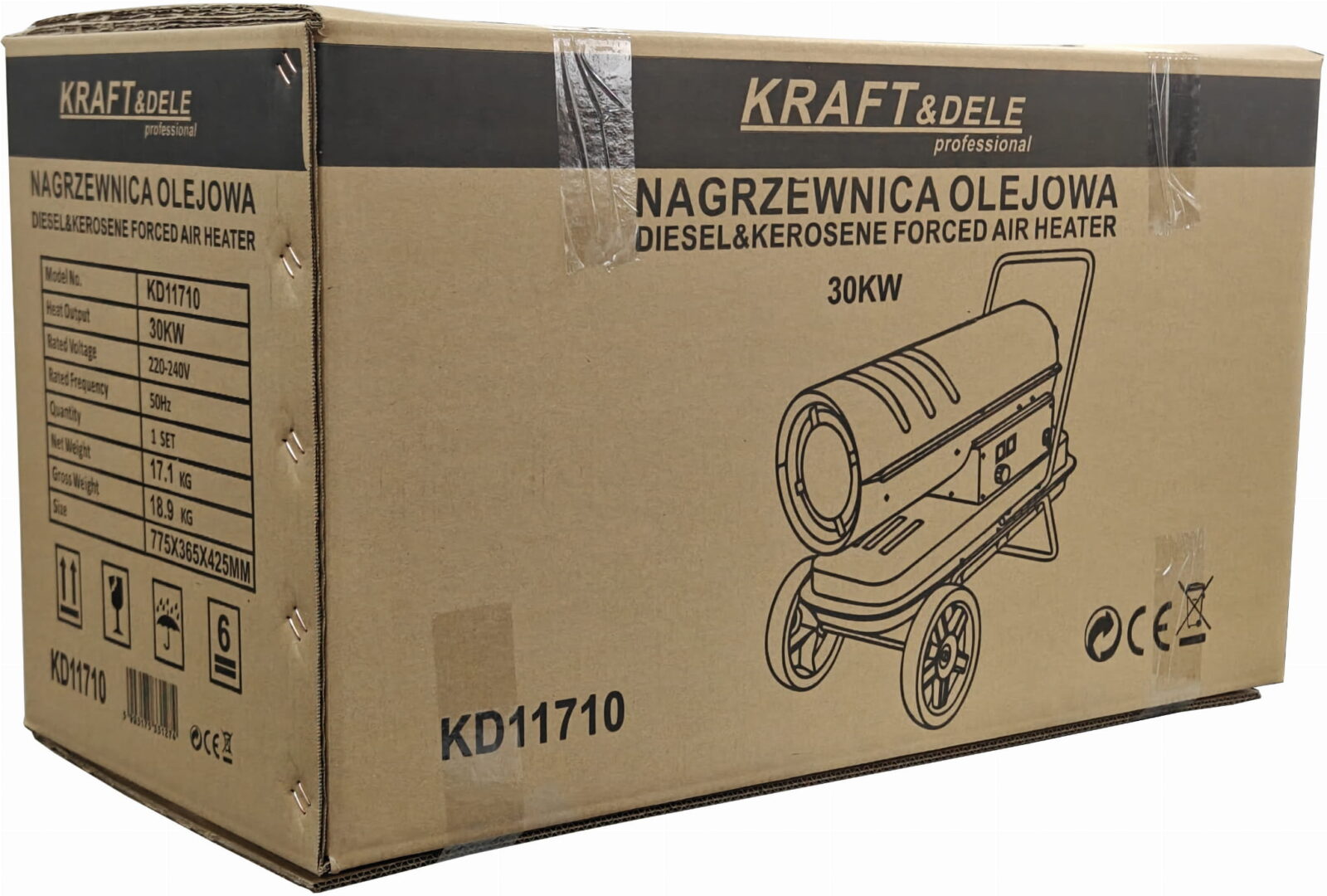Diiselkütteseade 30kW termostaat KD11710